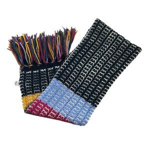 Multi color Knit Scarf(EUC)